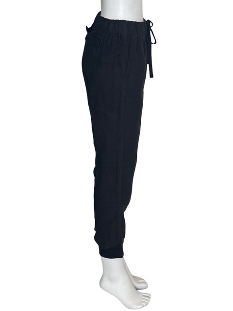 Pantalón Caslon Bombacho Bolsillo Elastico Negro - Talla XS