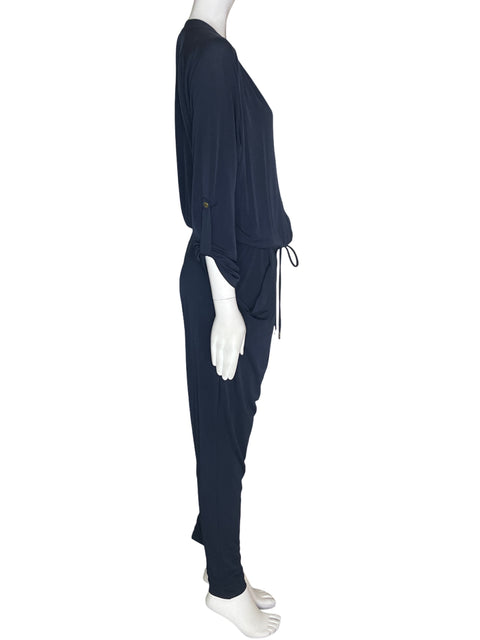 Mono Michael Kors Liso Manga larga Amarrado Azul - Talla S