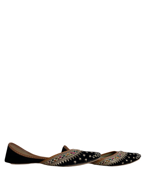 Sandalia A&f Shoes Bordado Dorado Dorado - Talla 8