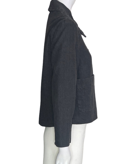 Chaqueta Tesoro Tps Botones Manga larga Liso Negro - Talla S