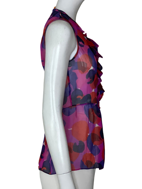 Blusa Cynthia Steffe Estampado Rosado - Talla 0