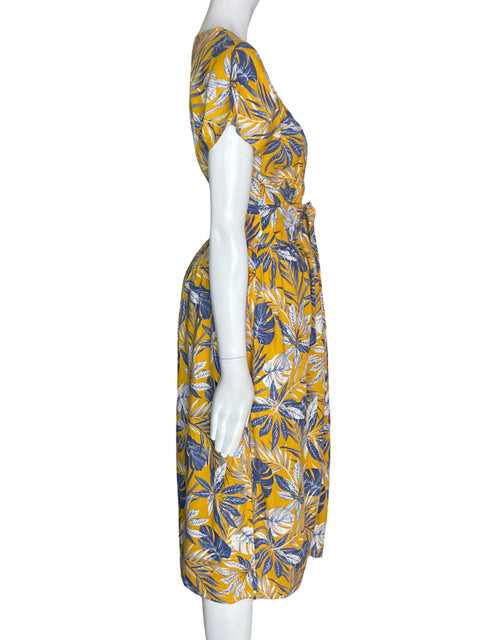 Blusa Tesoro Tps Estampado Cruzado Cuello v Marrón - Talla S