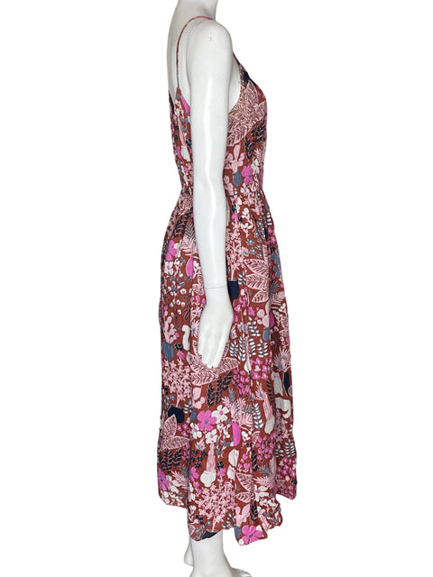 Vestido Kate Spade Floral Estampado Tiras Rosado - Talla 4