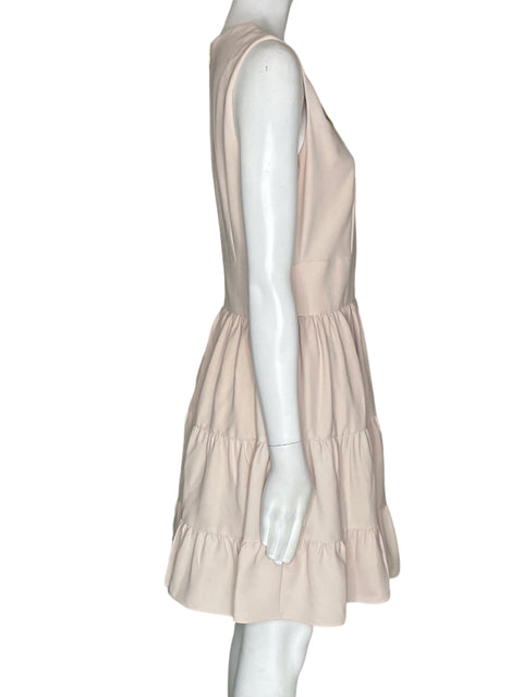 Vestido Kate Spade Estampado flores Sin mangas Ruchas Rosado - Talla 6