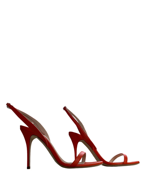 Tacón Ralph Lauren Tacón alto Naranja - Talla 38
