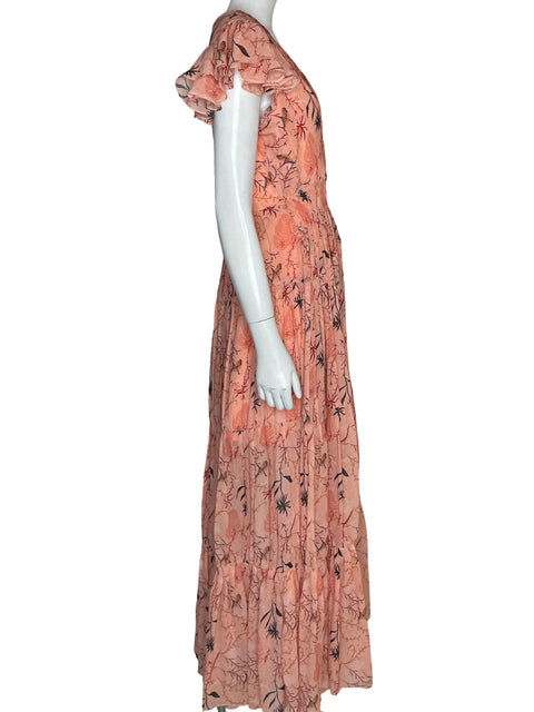 Vestido Glory Ang Estampado Floral Naranja - Talla S