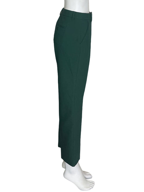 Pantalón Max Mara Recto Bolsillo Verde - Talla 42