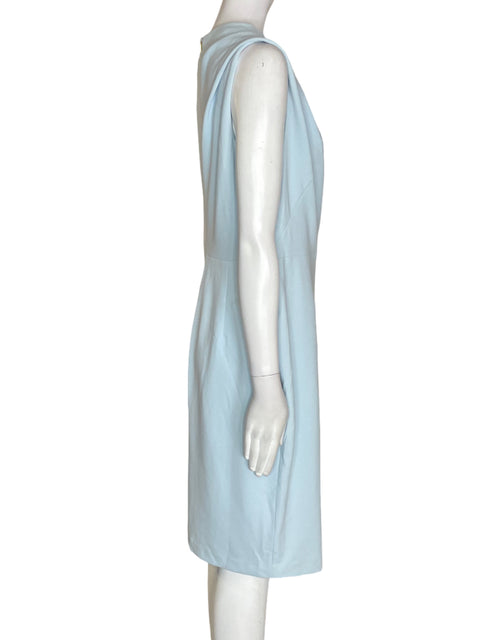 Vestido Dkny Sin mangas Suelto Liso Azul - Talla 8