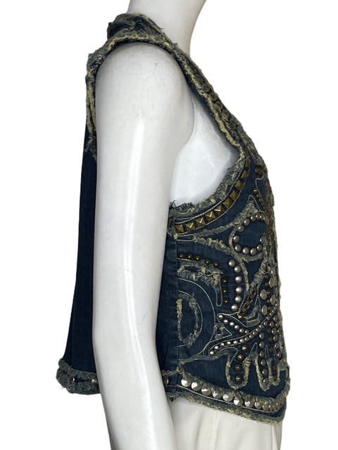 Chaleco Carven Femme Jean Azul - Talla 10