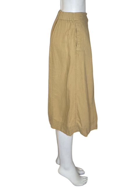 Falda Universal Thread Midi Botones Recto Beige - Talla M