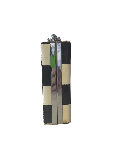Cartera Kate Spade Cuadros Tira cadena Fórmula 1 Negro - Talla U