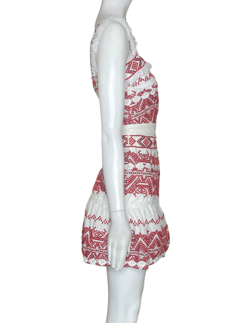 Conjunto Tesoro Tps de Algodón Tejido Falda/blusa Sin mangas Rojo - Talla S