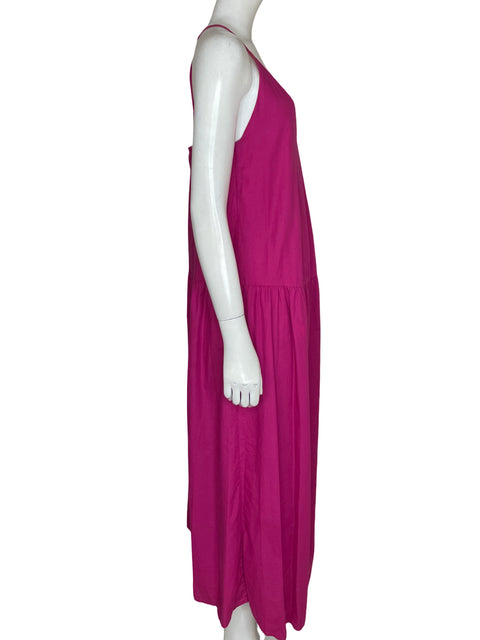 Vestido Hering Maxi Cuello v Rosado - Talla S
