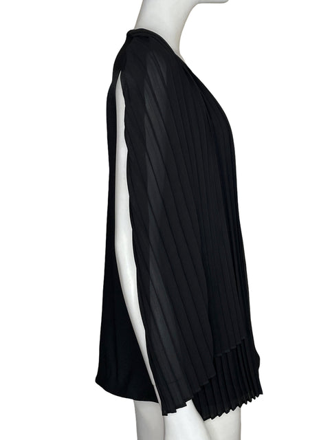 Blusa Gracia Sobrecapa Cuello redondo Negro - Talla M