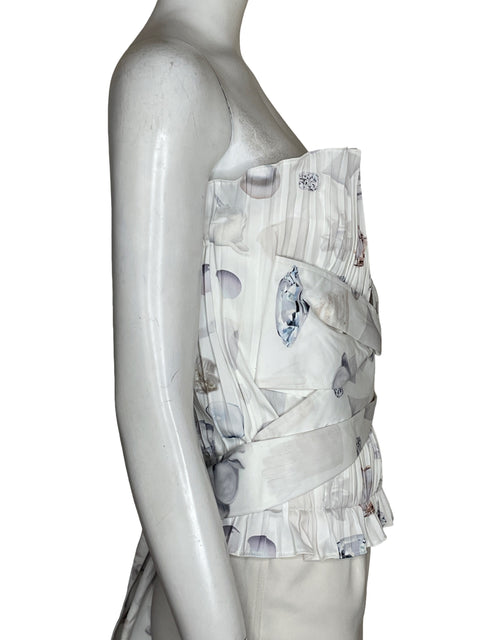 Blusa Att/elier Estampado Blanco - Talla M