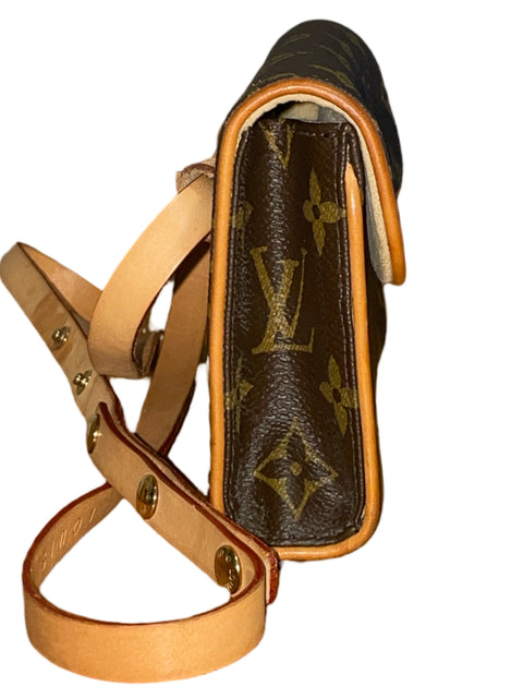Cartera Louis Vuitton Monogram Pochette Florentine Marrón - Talla U