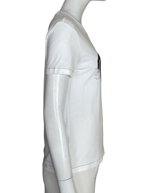 Blusa Desigual Estampado Blanco - Talla M