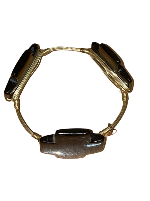 Pulsera Bourbon & Boweties Cruz Negro - Talla U