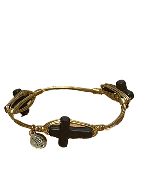Pulsera Bourbon And Boweties Etta Negro - Talla U