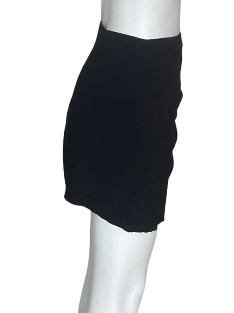 Falda L.a Hearts Liso Cordon Mini Negro - Talla XS