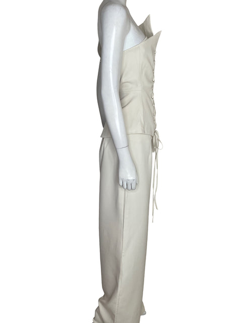 Conjunto Rosalind Corset Asimétrico Beige - Talla L