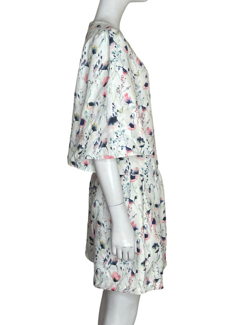 Conjunto Mulla Estampado Floral Blanco - Talla L