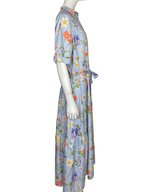 Vestido Sundayup Estampado Floral Azul - Talla L