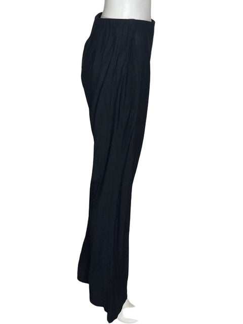 Pantalón Tesoro Tps Recto Zipper Wide-leg Negro - Talla M