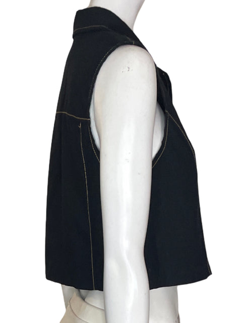 Chaleco Zara Cuello v Azul - Talla S