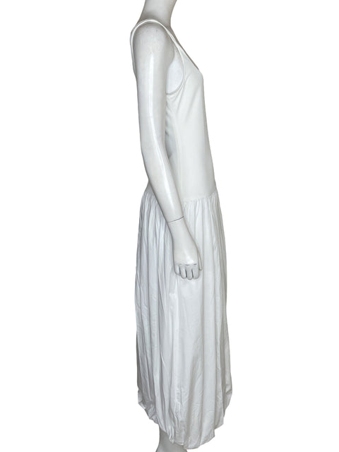 Vestido Zara de Algodón Balloon skirt Blanco - Talla S