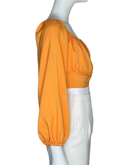 Top Wandefeis Mangas abullonadas Naranja - Talla M