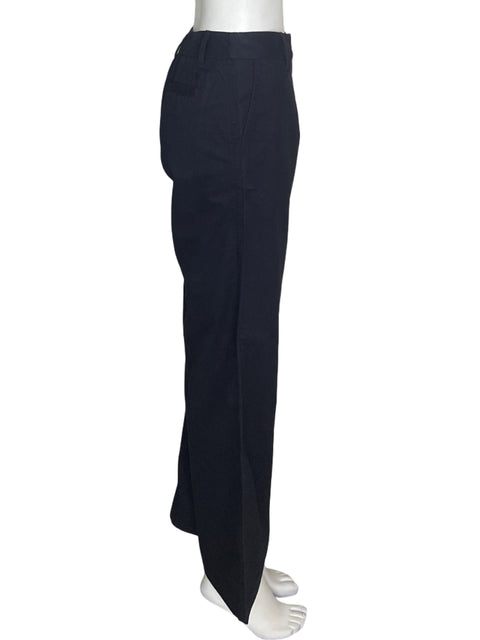 Pantalón Saltwater Recto Wide-leg Liso Negro - Talla 34