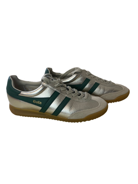 Zapatilla Gola Satinado Cordones Gris - Talla 7