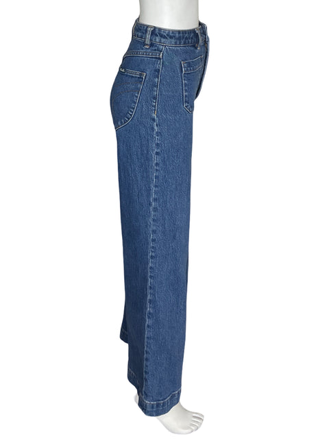 Pantalón Rolla’s Jeans High rise Wide-leg Azul - Talla 25