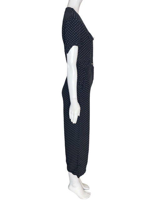 Mono Maje Botones Elastico Lunares Negro - Talla 34