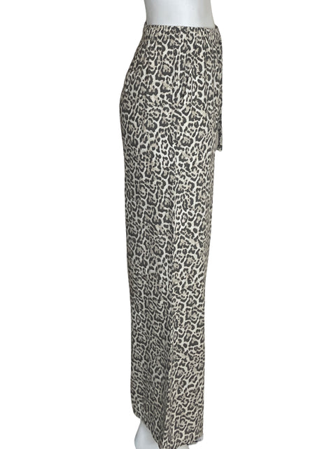 Pantalón Tesoro Tps de Viscosa Estampado animal print Marrón - Talla S