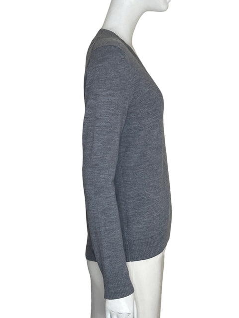 Blusa "346" Brooks Brothers Cuello v Gris - Talla M