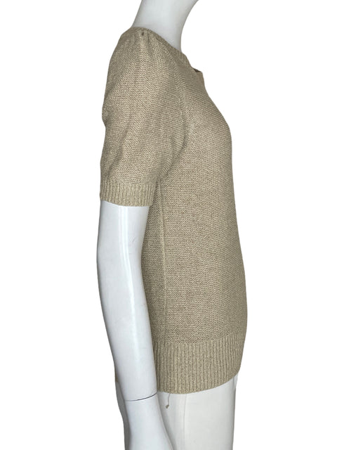 Blusa Ann Taylor Beige - Talla XS