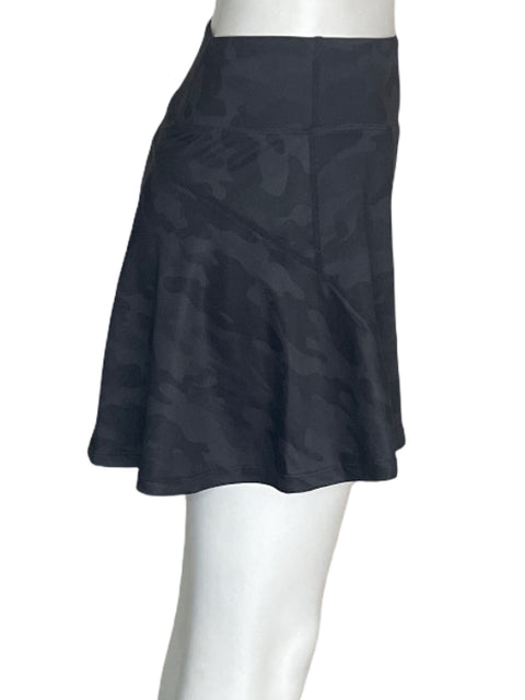 Falda Tesoro Tps de Viscosa Plisado Liso Mini Negro - Talla S