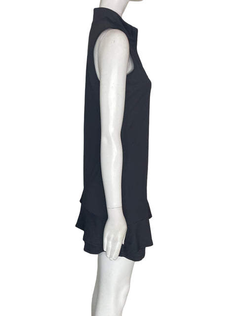 Vestido Gradual Deportivo Liso Sin mangas Negro - Talla S