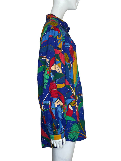 Romper Farm Estampado Colorful forest Azul - Talla S