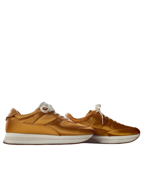 Zapato Zara Metalizado Naranja - Talla 39