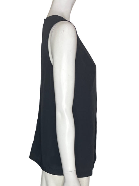 Blusa Merona Sin mangas Liso Suelto Negro - Talla S