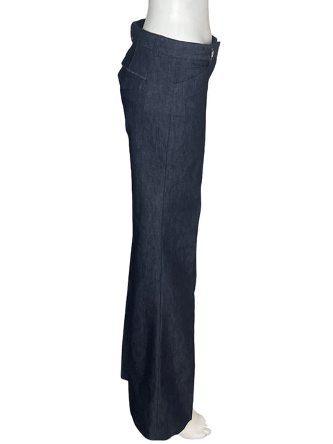 Pantalón Express Recto Wide-leg Ajustado Negro - Talla 0