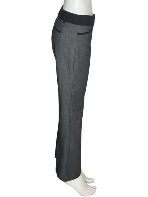 Pantalón Express Recto Bolsillo Wide-leg Gris - Talla 0