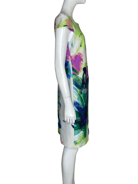 Vestido Donna Ricco Estampado Midi Verde - Talla 4