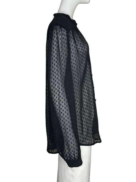 Blusa Ann Taylor Cuello v Negro - Talla L