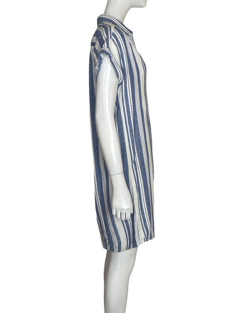 Vestido Old Navy Rayas Midi Azul - Talla S