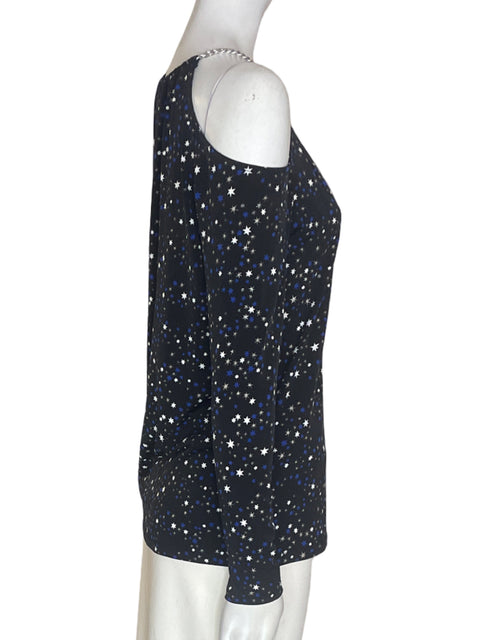 Blusa Michael Kors Cadena Estampado Estrella Negro - Talla M