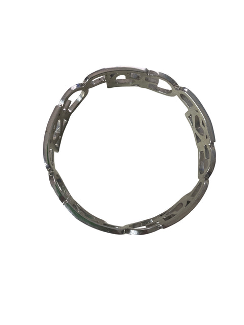 Pulsera Purificación García Plateado Brazalete Plateado - Talla U